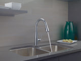 Delta 1-Handle Pull-Down Kitchen Faucet Arctic, Stainless image 5