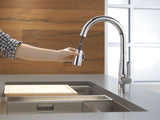 Delta 1-Handle Pull-Down Kitchen Faucet, Chrome image 6