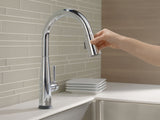 Delta 1-Handle Pull-Down Kitchen Faucet with Touch, Chrome image 5