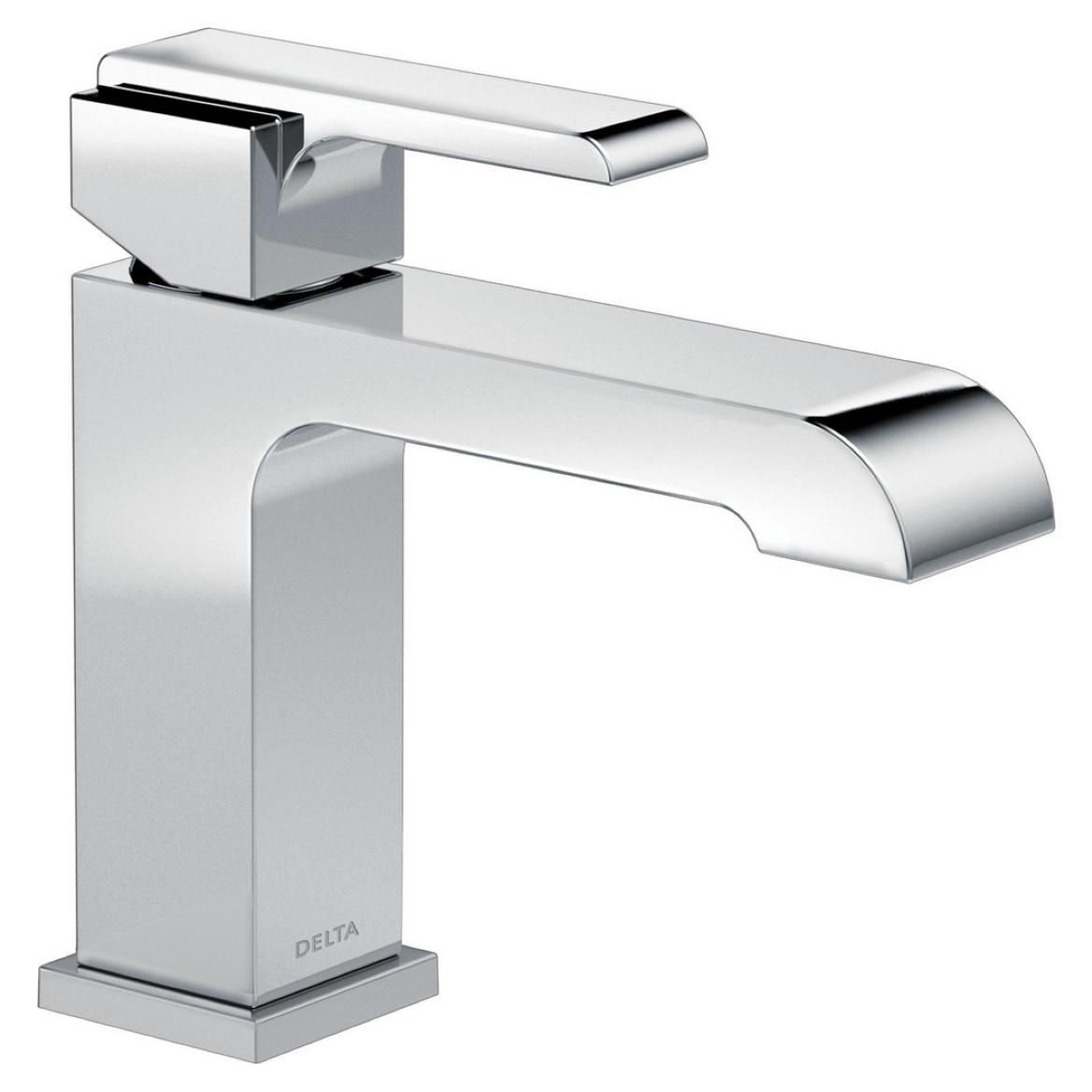 Delta Ara 1-Handle Bathroom Faucet with Metal Pop-Up, Chrome