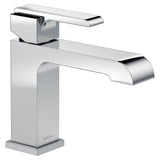 Delta Ara 1-Handle Bathroom Faucet with Metal Pop-Up, Chrome