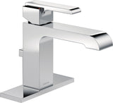 Delta Ara 1-Handle Bathroom Faucet with Metal Pop-Up, Chrome image 2