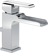 Delta Ara 1-Handle Channel Bathroom Faucet with Metal Pop-Up, Chrome image 2