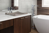 Delta Ara 1-Handle Channel Bathroom Faucet with Metal Pop-Up, Chrome image 4