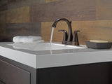 Delta Faucet Lahara Double Handle Rigid Spout 4-in Centerset Bathroom Sink Faucet, WaterSense Certified, Venetian Bronze image 5
