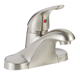 Delta Faucet Principals Single Handle 4-in Centreset Bathroom Sink Faucet, WaterSense Certified, Brushed Nickel image 2
