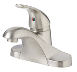 Delta Faucet Principals Single Handle 4-in Centreset Bathroom Sink Faucet, WaterSense Certified, Brushed Nickel image 3