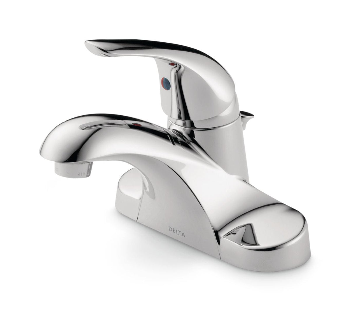 Delta Faucet Principals Single Handle Bathroom Sink Faucet, WaterSense Certified, Chrome