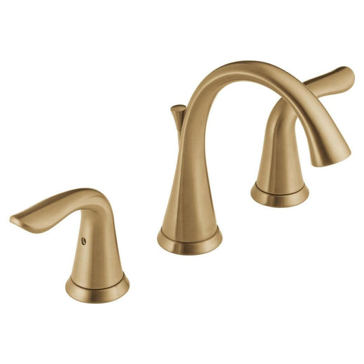 Delta Lahara 2-Handle Widespread Faucet, Champagne Bronze