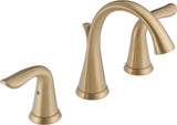 Delta Lahara 2-Handle Widespread Faucet, Champagne Bronze image 2