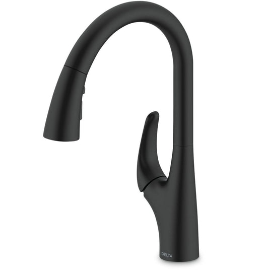 Delta Seabourne Pull-Down Kitchen Faucet, Matte Black