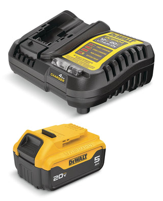 DEWALT 20V MAX 5Ah Battery Starter Kit with LED Indicator
