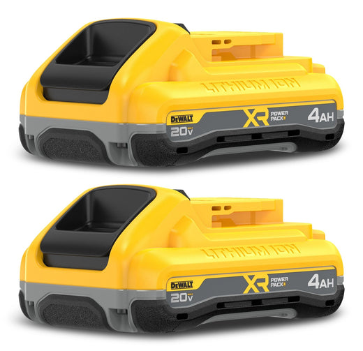 DEWALT 20V MAX XR 4Ah Powerpack Battery with LED Indicator, 2-pk