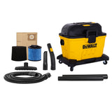 DeWalt AC/DC Poly Dry/Wet Vacuum, Water-Resistant Off/Eco/Max Switch, 34-L image 7