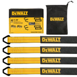 DEWALT DXBC80005 Premium Axle Strap Kit, 12000-lb Break Strength, 4-pk image 2