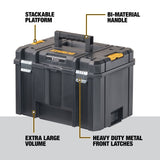DEWALT TSTAK Deep Box with Flap Top and Removable Tray image 7