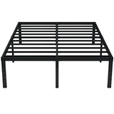 EMODA Queen Bed Frame No Box Spring Needed 18 Inch Heavy Duty Metal Tall Platform Bed Frame image 3