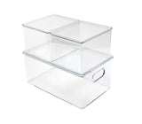 Dial Clear Storage Bin Set, 3-pc
