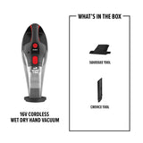 Dirt Devil 16V Wet-Dry Cordless Hand Vacuum with Squeegee image 3