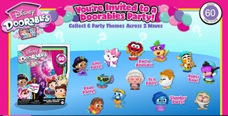 Disney Doorables Pop Up Party Multi Peek for Ages 5+, Assorted Figures