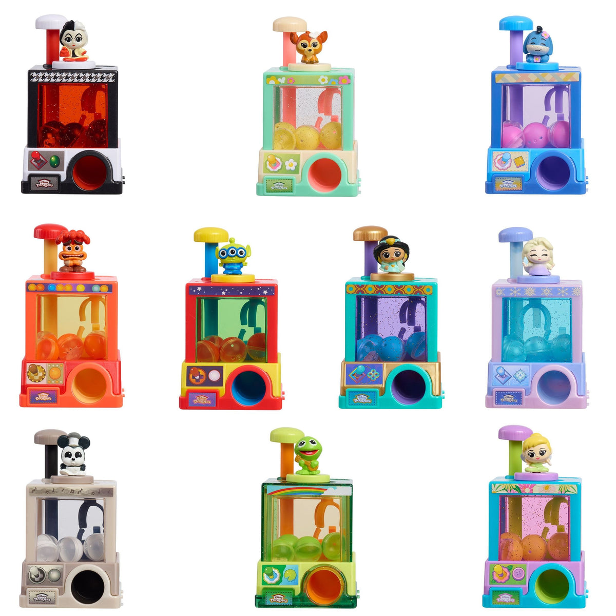Disney Doorables Whatcha Gotcha Claw Machine for Ages 5+, Assorted Contents