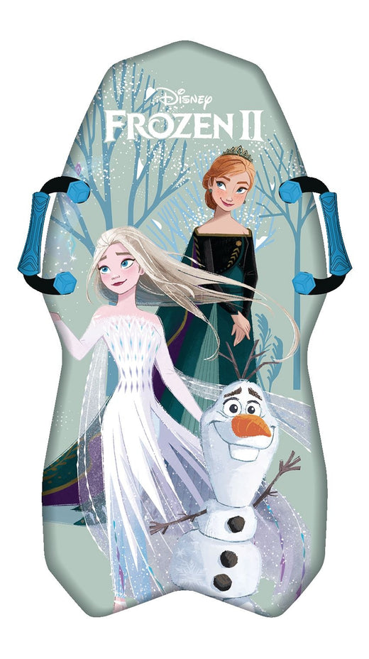 Disney Frozen 2 Kids' 1-Person Lightweight Foam Winter Snow Sled/Toboggan with Handles