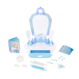 Disney Frozen Elsa's Icy Magic Vanity Tabletop Playset with Sounds & Hair Accessories, Kids Ages 3+ image 5