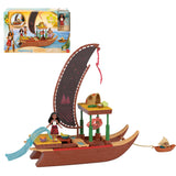 Disney Princess Moana's Adventure Canoe Transforming Toy Set for Ages 4+