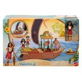 Disney Princess Moana's Adventure Canoe Transforming Toy Set for Ages 4+ image 2