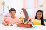 Disney Princess Moana's Adventure Canoe Transforming Toy Set for Ages 4+ image 4