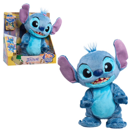 Disney Stitch Double Trouble Interactive Plush, Blue