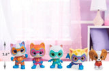 Disney SuperKitties Collectible Hero Squad Figure Set, 5-pc image 3