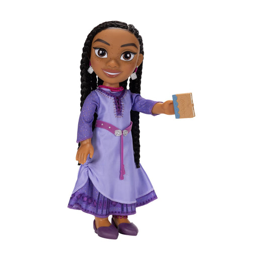 Disney Wish Asha Core Collectible Doll, Large 14-in Toy Figure for Kids, Ages 3+