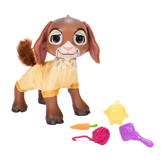 Disney Wish Magical Movable & Talking Valentino & Star Set with Sounds, Large Interactive 12-in Toy Figure for Kids, Ages 3+