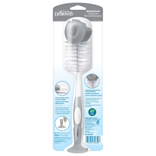 Dr. Brown's Soft Touch Bottle Brush, Grey