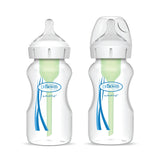 Dr. B's + Wide Neck Bottles, 9-oz, 2-pk