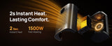Dreo Home 1500W Portable Indoor PTC Ceramic Space Heater image 4