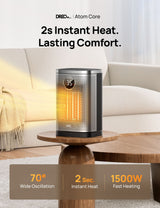 Dreo Home 1500W Portable Indoor PTC Ceramic Space Heater image 8
