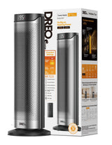 DREO Home 1500W PTC Convection Oscillating Ceramic Electric Tower Heater, 23-in image 2