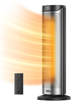 DREO Home 1500W PTC Convection Oscillating Ceramic Electric Tower Heater, 23-in image 7