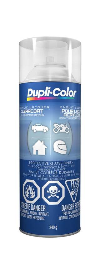 Dupli-Color Auto Lacquer Aerosol Paint, Gloss Finish, 340-g