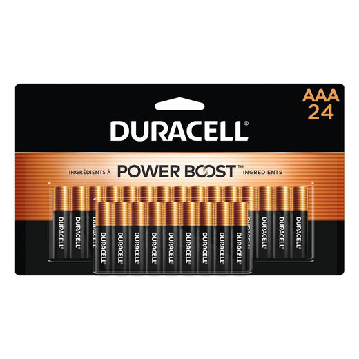Duracell Coppertop AAA Batteries, Alkaline, 24-pk