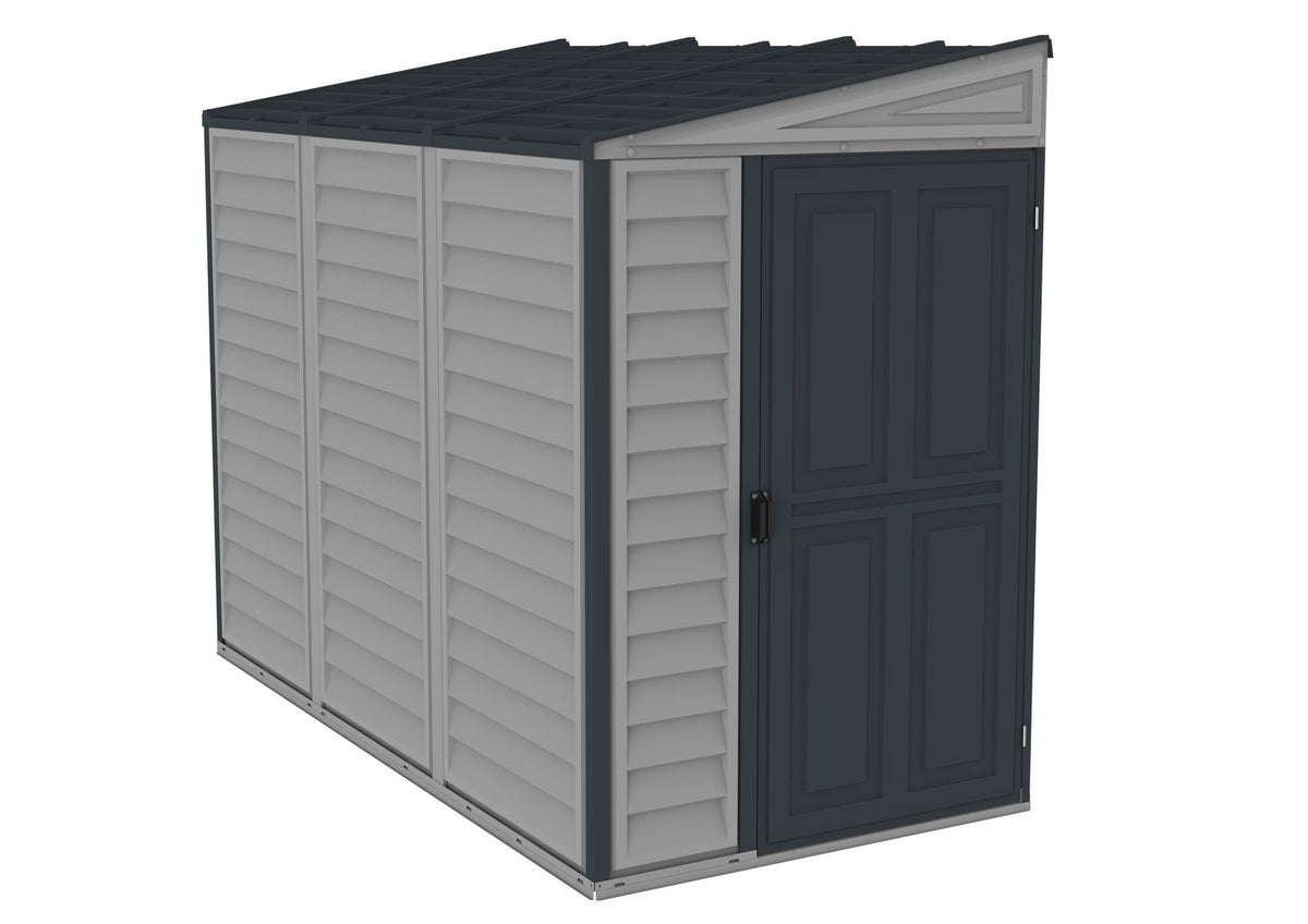 Duramax Sidemate Plus Compact/Narrow Outdoor Storage Shed, 4-ft x 8-ft