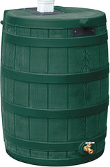 Good Ideas Rain Wizard 50 Gallon Plastic Outdoor Home Rain Barrel Water Storage Collector image 4