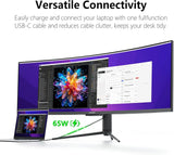 INNOCN 49" Curved Gaming Monitor, 144Hz, HDR400, USB-C, 49C1G image 2