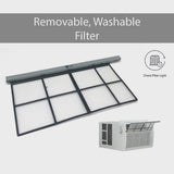 LG 8,000 BTU 340 Sq ft Window Air Conditioner with Remote Control, White, LW8016ER image 6