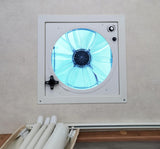 12V RV Roof Fan Vent 14'' 10 Speed Reversible Manual Lift (NO REMOTE) image 2