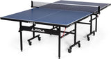 Inside Professional MDF Indoor Ping Pong Table with Quick Clamp Table Tennis Net and Post Set - 10 Minute Easy Assembly - Tournament Quality - Foldable with Single Player Playback Mode image 2