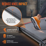 Cardio Flex Folding Treadmill Running Machine Dual Display Screen, 220 lbs. Capacity image 5