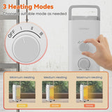 Costway 1500W Oil Filled Space Heater Electric Oil Radiant Heater w/ Safety Protection image 5